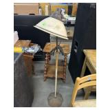 Vtg Burdock Zoalite Medical heat floor lamp 50in