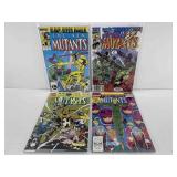 4 Marvel Comic Books, The New Mutants