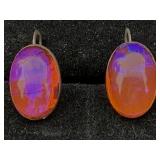 Vtg Sterling Earrings W/box