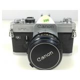 Canon FTb QL 35mm Film Camera w/ Canon 50mm 1.8