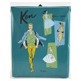 1961 Mattel Ken Doll Case w/ Contents