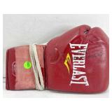 Autographed boxing glove