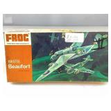 NOS Frog Bristol Beaufort Torpedo Bomber model