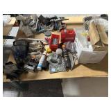 Assorted tools, lights, mask and more, see photos