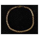 10k Gold Bracelet, Tw 4.7g, Sz 7in