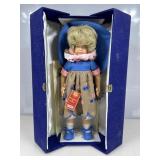 Vtg 22 in Lenci felt doll, Liviana, in original