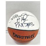 Autographed mini basketball