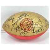 San Francisco 49ers autographed football