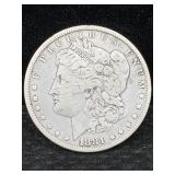 1881 Silver Morgan Dollar