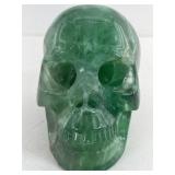 4in Green Fluorite Stone Skull