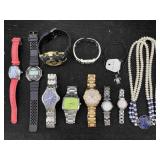 Quartz Watches Incl Ladies Invicta, Nixon, Guess,