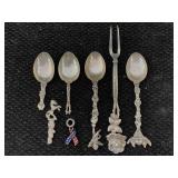 Vtg 800 Silver Spoons & More, Tw 32.8g
