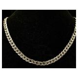 Sterling Silver Necklace, Tw 34.3g, Sz 17ï¿½in