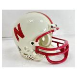 Nebraska  autographed mini helmet