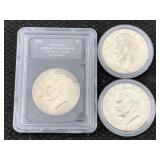 2 Ike / Eisenhower Dollars Incl. 1974-d, 1976-d