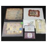 Silver Jfk Half Dollar W/indian Coin Set & More