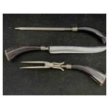 Vtg Royal Brand Cutlery Company Carving Set