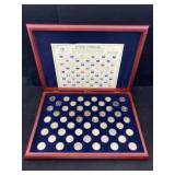 The Morgan Mint 24k Gold-plated 50 State Quarters