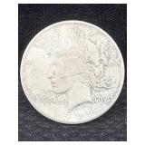 1922 S Silver Peace Dollar