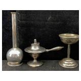 Silver-plated Pieces Incl. Table Lighter, Small