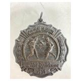 Vintage Chicago tribune boxing award medal 1939