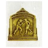 Vintage Chicago tribune boxing award medal 1933