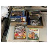 DVDs and bluray movies. Assorted. Some sealed