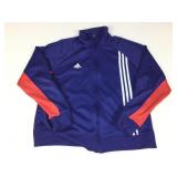 Adidas zip frone jacket. Size not marked. Looks