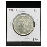1881-s Silver Morgan Dollar
