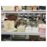 4 Precious Moments dolls with boxes and play baby