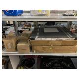 Tiles. Small and large tiles. In box.