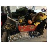 Assorted Plushes, Sport Tissue Box Covers & More