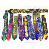 Collection of Rush Limbaugh No Boundaries ties.