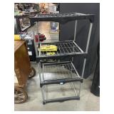 Rack w/3 shelves, 19x16x41in