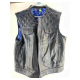 Authentic riding gear First Co leather vest size