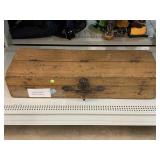 Antique wood tool crate. 30x10x6