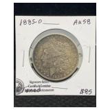 1885-o Signature Series Silver Morgan Dollar