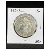 1882-s Silver Morgan Dollar