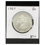 1885 Silver Morgan Dollar