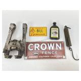 Vtg Comstock Bolton Hand Bottle Capper, 25lb