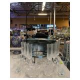 3 tier metal display stand and decorative