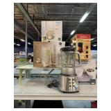 Wood lap tray, cuisinart blender, in box