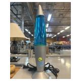 Rocketship lava lamp. Untested, Approx 16in