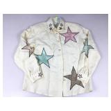 Gary Fabrikant Rayon star design shirt size 6