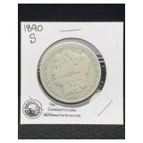 1890-s Signature Series Silver Morgan Dollar
