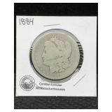 1884 Signature Series Silver Morgan Dollar