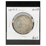1879-s Silver Morgan Dollar