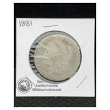 1881 Signature Series Silver Morgan Dollar
