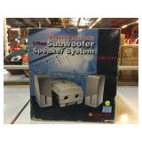 Amplified MultiMedia 3pc Subwoofer Speaker System