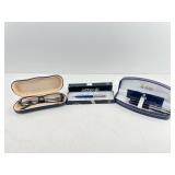 Bill Blass pen set, Parker pen & more